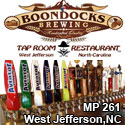 Boondocks Brewing Tap Room & Restaurant West Jefferson, NC